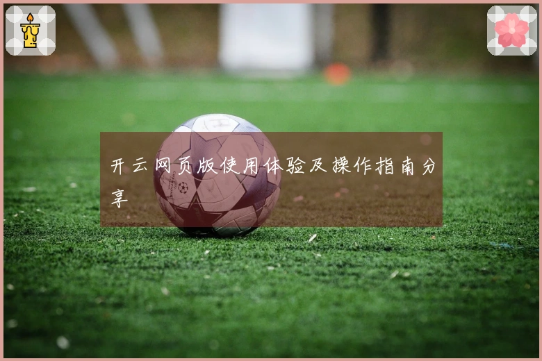 开云网页版使用体验及操作指南分享
